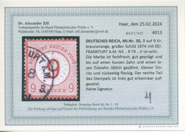 DEUTSCHES_REICH_1872_Nr_30_gestempelt_Bild2