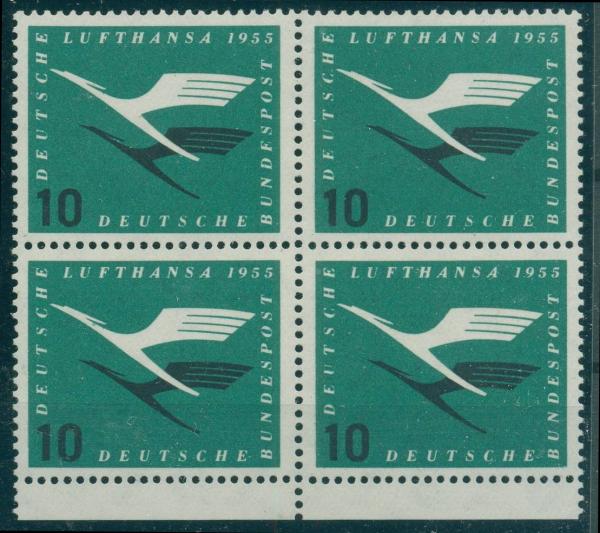 BUND_1955_PLATTENFEHLER_Nr_206_I_postfrisch_Bild1