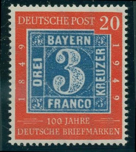 BUND_1949_PLATTENFEHLER_Nr_114_I_postfrisch_Bild1