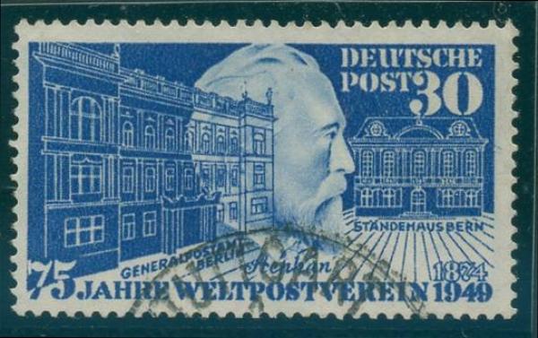 BUND_1949_PLATTENFEHLER_Nr_116_III_gestempelt_Bild1