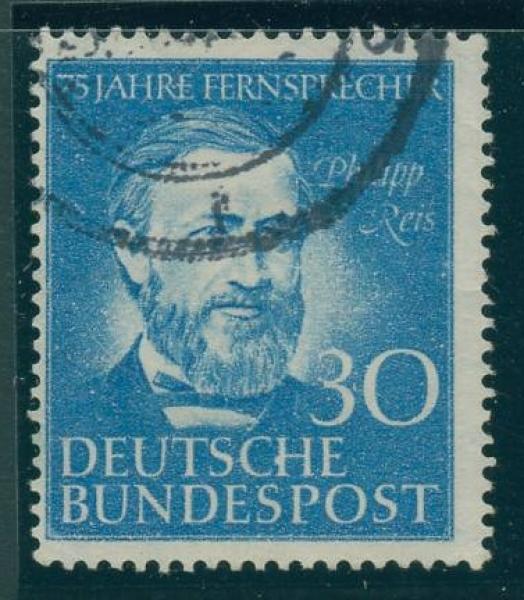 BUND_1951_PLATTENFEHLER_Nr_161_II_gestempelt_Bild1