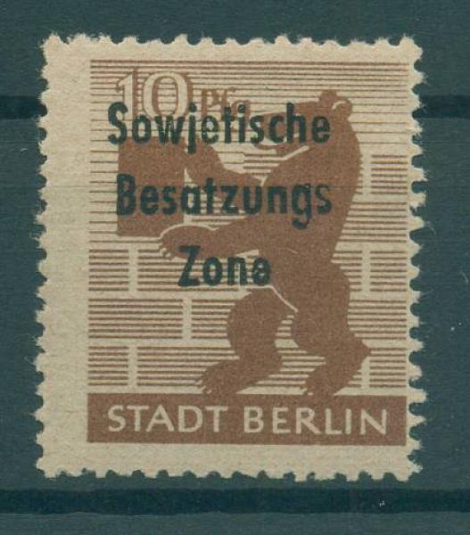 SBZ_1948_Nr_203A_waz_PF_II_postfrisch_Bild1