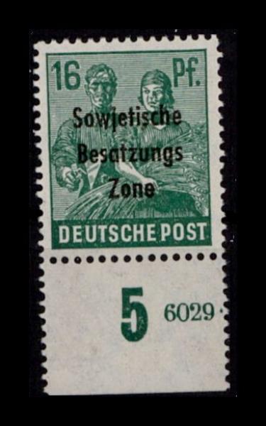 SBZ_1948_PLATTENFEHLER_Nr_188_VIII_postfrisch_Bild1