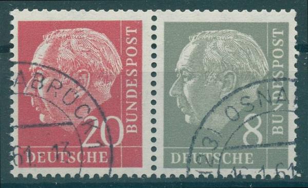 BUND_1958/60_ZD_W23_YI_gestempelt_Bild1