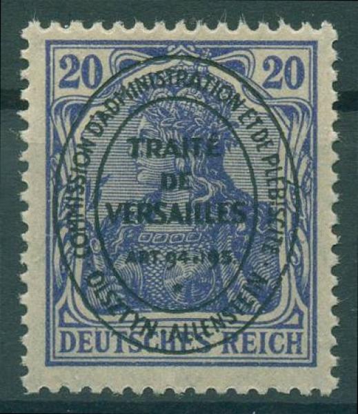 ALLENSTEIN_1920_Nr_19a_postfrisch_Bild1