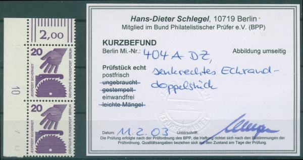 BERLIN_1971_Nr_403_DZ_postfrisch_Bild1