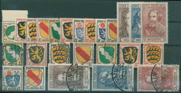 FRZ.ZONE_ALLGEMEIN_1945_Nr_1_13_postfrisch_Bild1