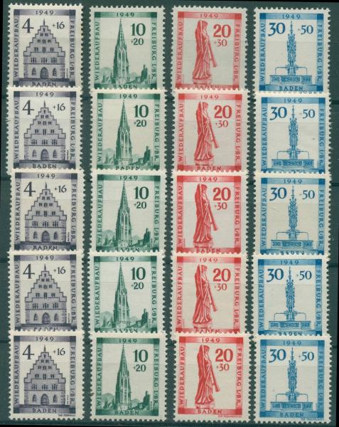 FRZ.ZONE___BADEN_1949_Nr_38_41A_postfrisch_Bild1