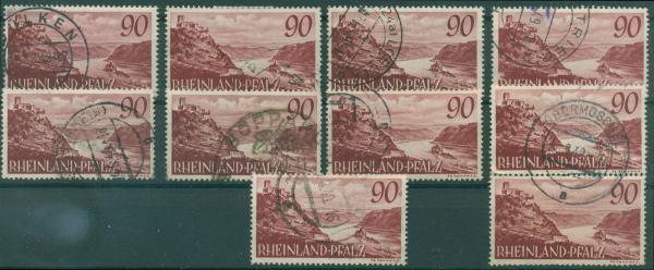 FRZ.ZONE_R._PFALZ_1948_Nr_41_gestempelt_Bild1