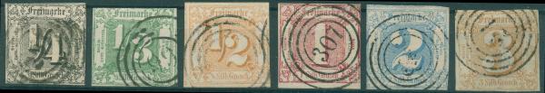THURN+TAXIS_1862_Nr_26_31_gestempelt_Bild1