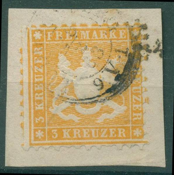 WUeeRTTEMBERG_1860_Nr_17_gestempelt_Bild1