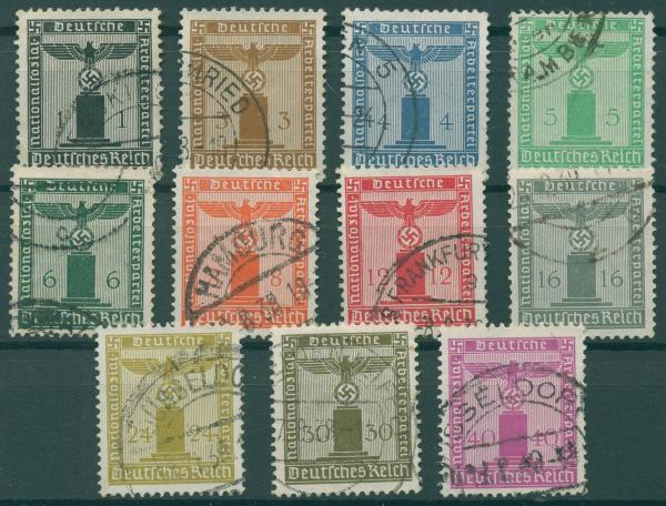 DEUTSCHES_REICH_1938_Nr_D144_154_gestempelt_Bild1