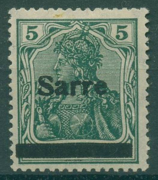 SAARGEBIET_1920_Nr_4aII_ungebraucht_Bild1