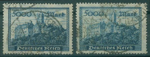 DEUTSCHES_REICH_1923_Nr_261a+b_gestempelt_Bild1