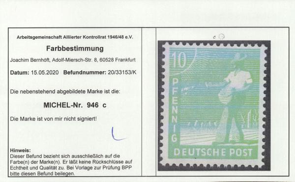 KONTROLLRAT_1947_Nr_946c_postfrisch_Bild2