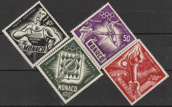 MONAKO_1953_Nr._464_467_postfrisch_Bild1