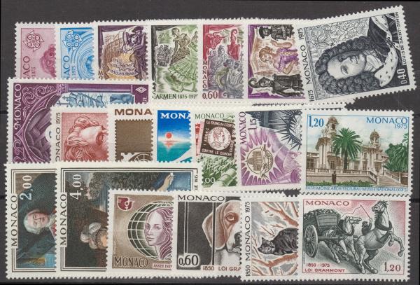 MONAKO_Lot_aus_1975__postfrisch_Bild2