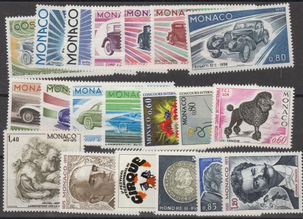 MONAKO_Lot_aus_1975__postfrisch_Bild1