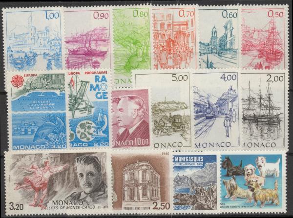 MONAKO_Lot_aus_1986__postfrisch_Bild3