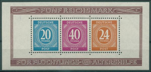 KONTROLLRAT_1946_Bl.12A_postfrisch_Bild1