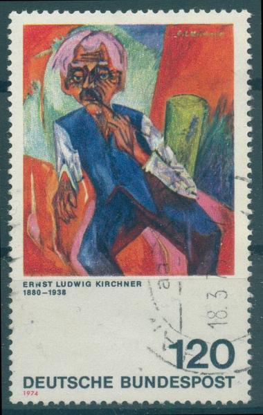 BUND_1974_PLATTENFEHLER_Nr_823_III_gestempelt_Bild1