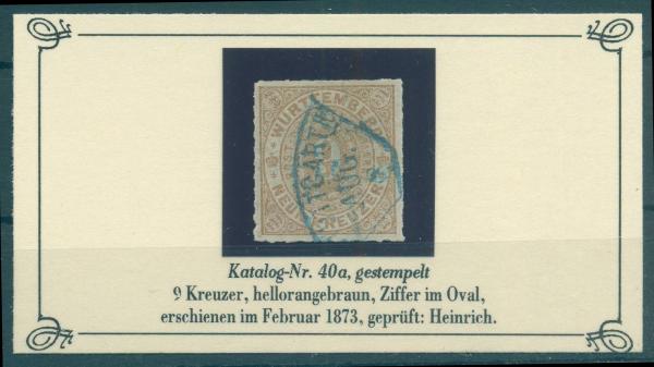 WUeeRTTEMBERG_1869_Nr_40a_gestempelt_Bild1