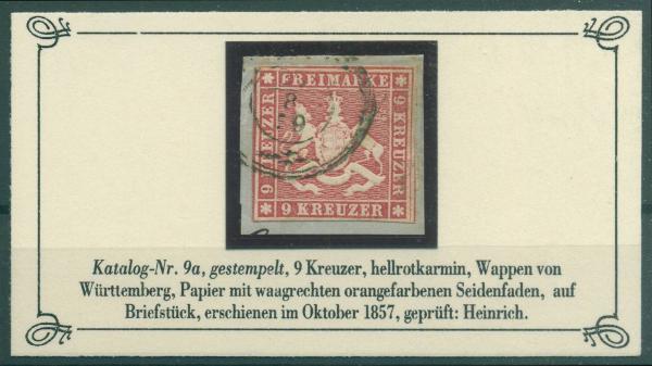 WUeeRTTEMBERG_1857_Nr_9a_gestempelt_Bild1