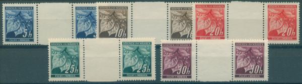 BOeeHMEN_&_MaeHREN_1939_Nr_20_24_postfrisch_Bild1