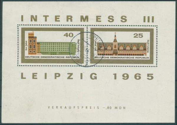DDR_1965_PLATTENFEHLER_Block_24_F2_1127_1128_gestempelt_Bild1