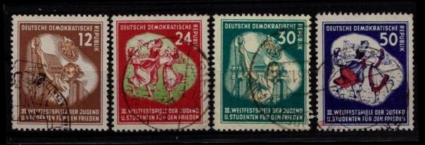 DDR_1951_Nr_289_292_gestempelt_Bild1