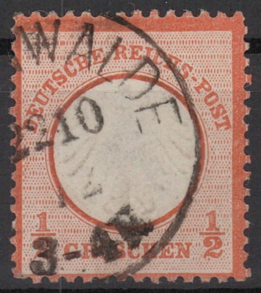DEUTSCHES_REICH_1872_Nr_3_gestempelt_Bild1
