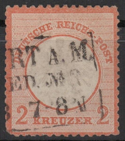 DEUTSCHES_REICH_1872_Nr_8_gestempelt_Bild1