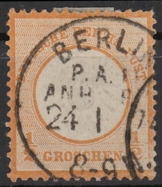 DEUTSCHES_REICH_1872_Nr_18_gestempelt_Bild1