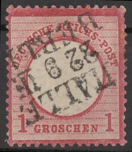 DEUTSCHES_REICH_1872_Nr_19_gestempelt_Bild1
