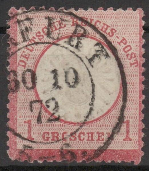 DEUTSCHES_REICH_1872_Nr_19_gestempelt_Bild1