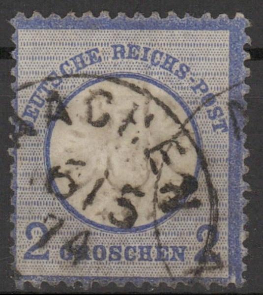DEUTSCHES_REICH_1872_Nr_20_gestempelt_Bild1