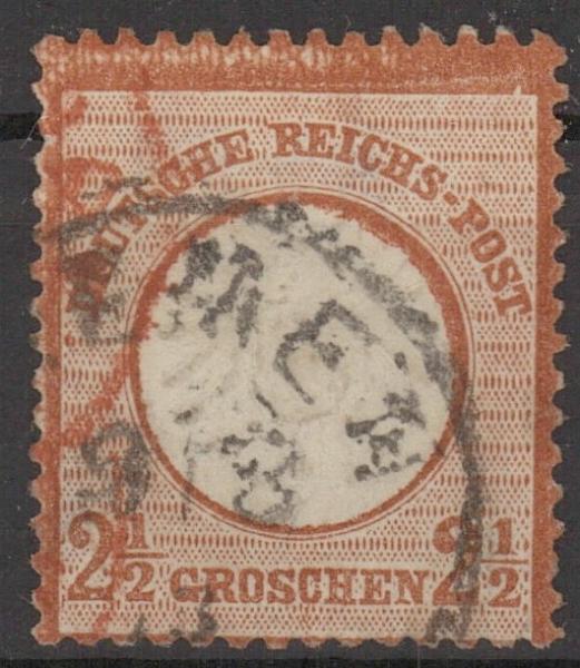 DEUTSCHES_REICH_1872_Nr_21_gestempelt_Bild1