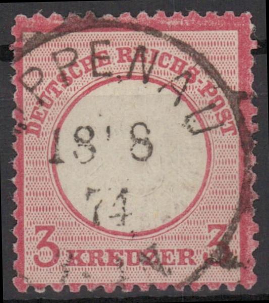 DEUTSCHES_REICH_1872_Nr_25_gestempelt_Bild1
