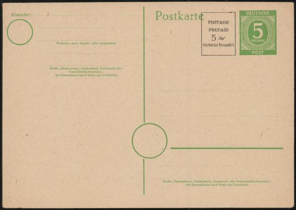 KONTROLLRAT_1948_Ganzsache_P958_postfrisch_Bild1