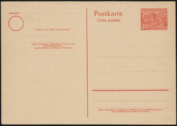 BERLIN_1949_Ganzsache_P6_postfrisch_Bild1