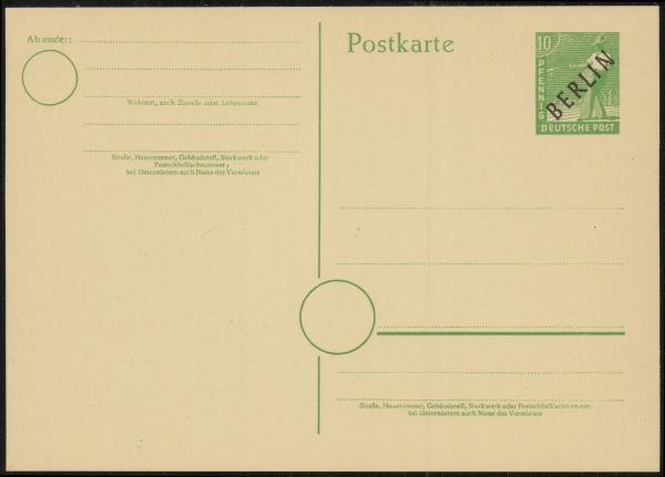 BERLIN_1949_Ganzsache_P1_postfrisch_Bild1