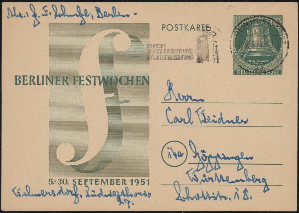 BERLIN_1951_Ganzsache_P26_gestempelt_Bild1
