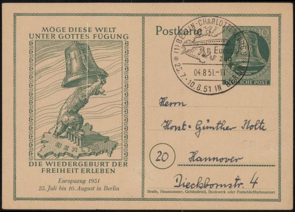 BERLIN_1951_Ganzsache_P25_gestempelt_Bild1