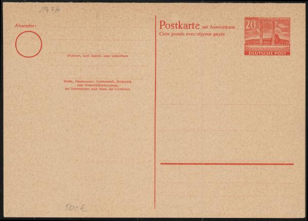 BERLIN_1949_Ganzsache_P9_postfrisch_Bild1