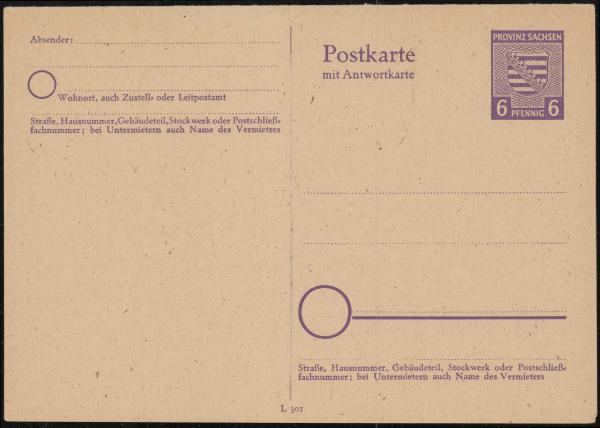 SBZ_1945_Ganzsache_P12_postfrisch_Bild1