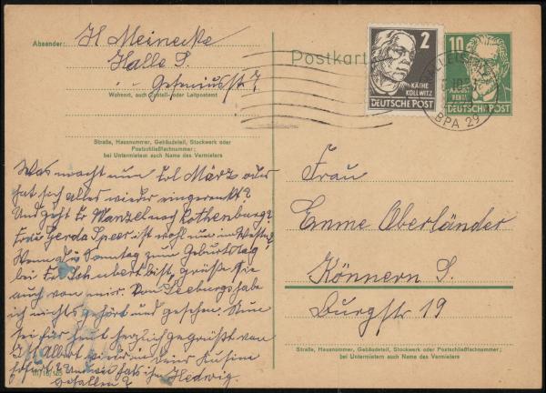 DDR_1950_Ganzsache_P41_gestempelt_Bild1