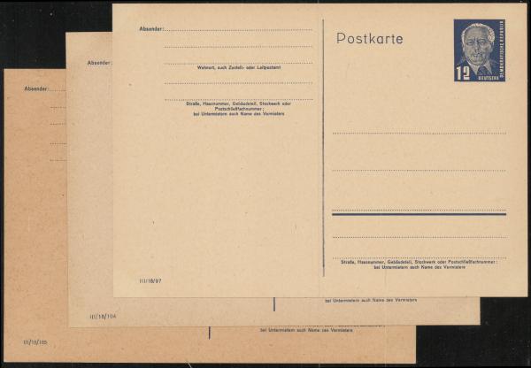DDR_1951_Ganzsache_P50/01_03_postfrisch_Bild1