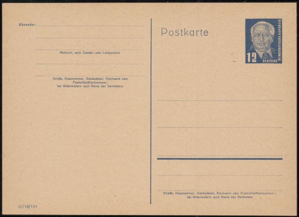 DDR_1951_Ganzsache_P50/02_postfrisch_Bild1