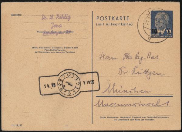 DDR_1954_Ganzsache_P63F_gestempelt_Bild1