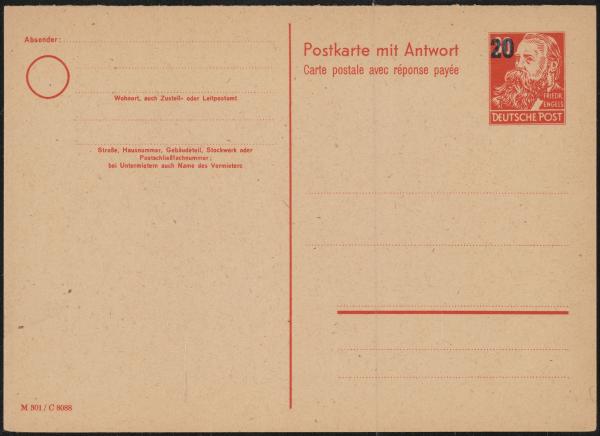 DDR_1951_Ganzsache_P43_postfrisch_Bild1